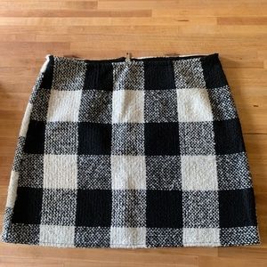 Plaid Mini Skirt